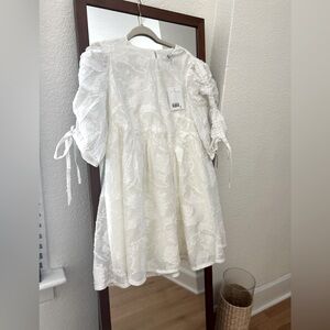 &Other Stories NEW white lace dress, size S